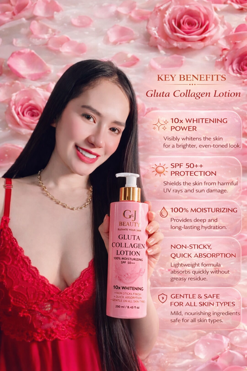 G&J Beauty Gluta Collagen Lotion - 100% Moisturizing SPF 50++