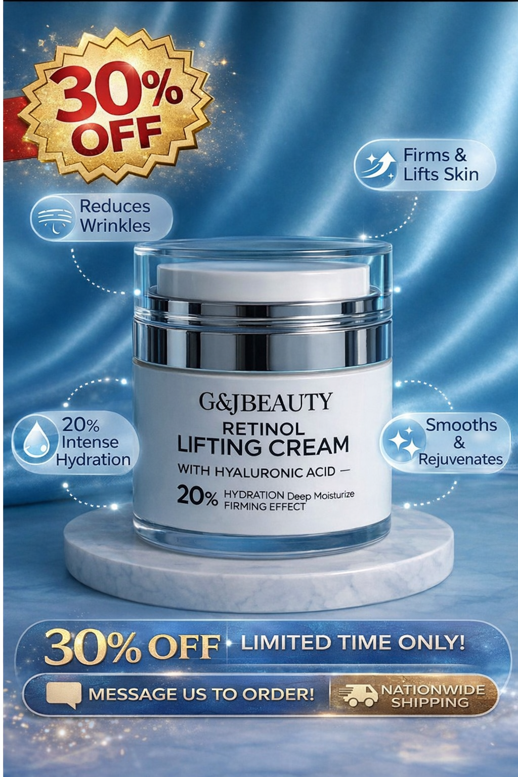 Retinol Lifting Cream with Hyaluronic acid